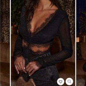12th Tribe Cabaret Lace Bodysuit